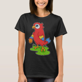 Parrot Basketball-spelare T Shirt