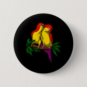 Parrot Bird Cute Couple Knapp