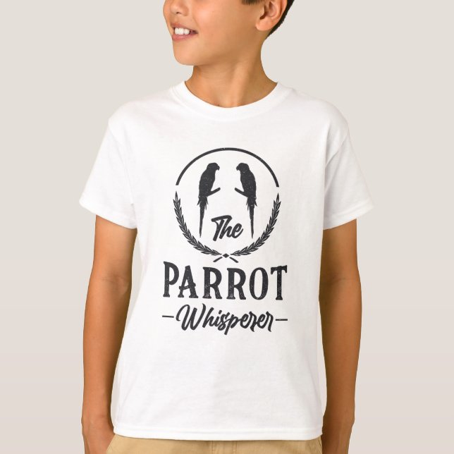 Parrot Bird Parrot Whisperer Animal Ara Parrots T Shirt (Framsida)