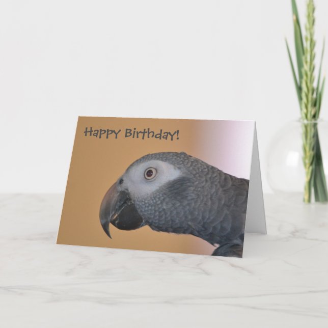 Parrot Birthday-kort Kort (Framsida)
