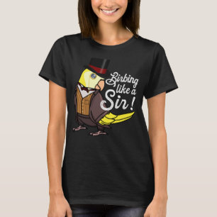 Parrot Birwing som en Herr I Gult Lutino Munk Par T Shirt
