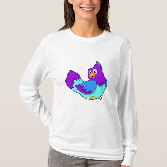 Parrot blå t shirt (Framsida)