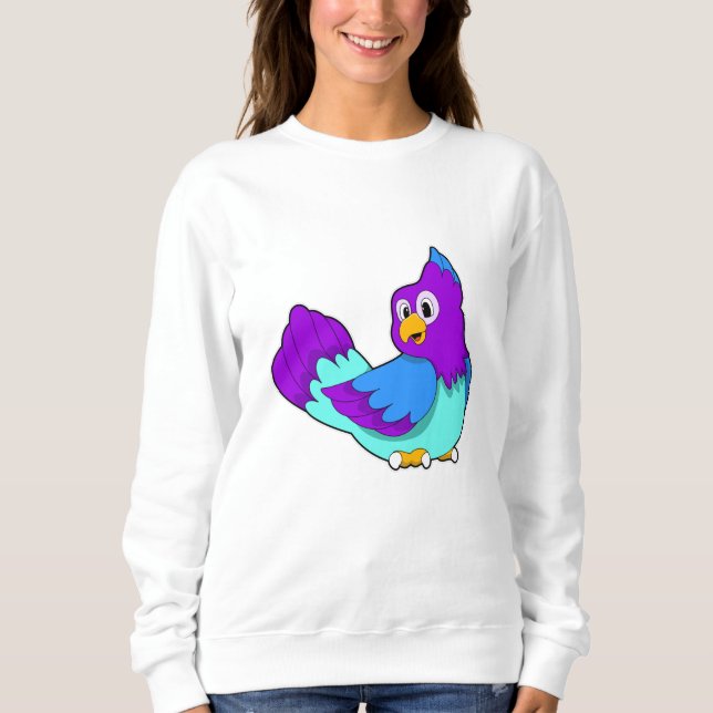Parrot blå t shirt (Framsida)