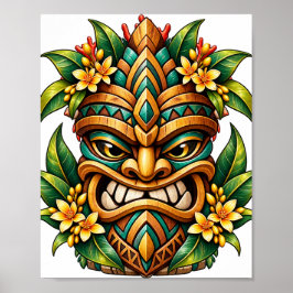 Parrot Bloom Tiki Affisch