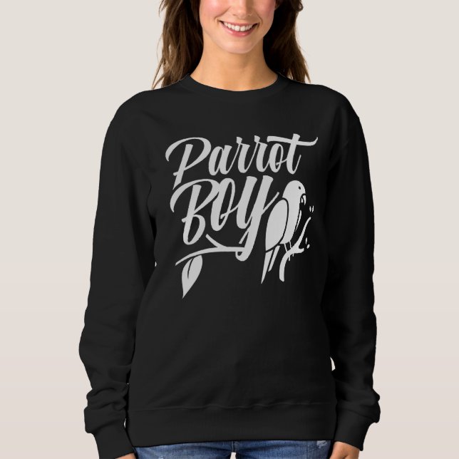 Parrot Boy Pet Animal Parrots Cute T Shirt (Framsida)