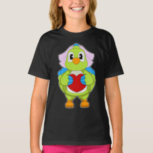 Parrot Bride Heart Bröllop T Shirt