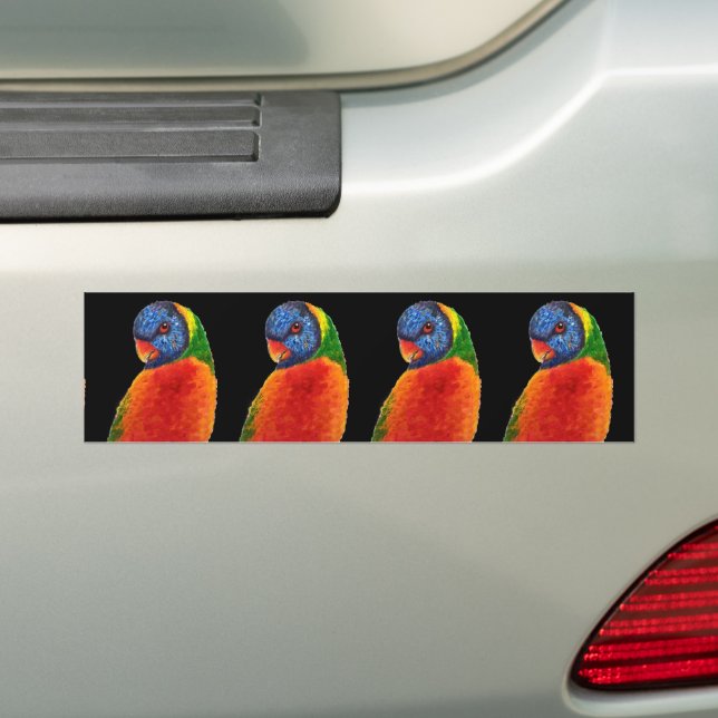 PARROT BUMPER STICKARE BILDEKAL (På Bil)