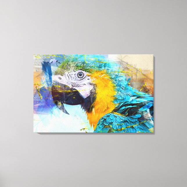 Parrot Canvastryck (Framsida)