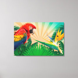 Parrot Canvastryck