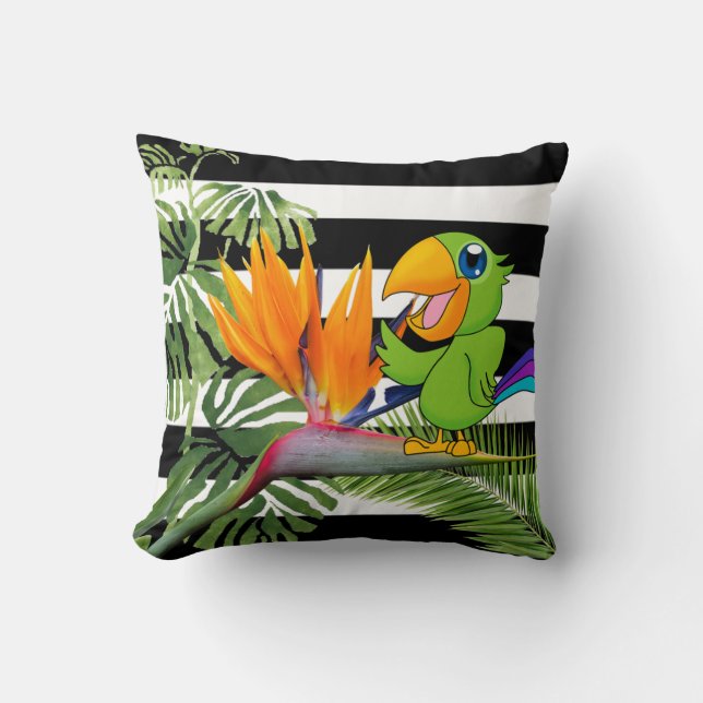 Parrot, Caudata, Handflatan, Löv, Rand Kudde (Framsida)