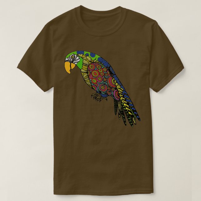Parrot Colorful T Shirt (Design framsida)