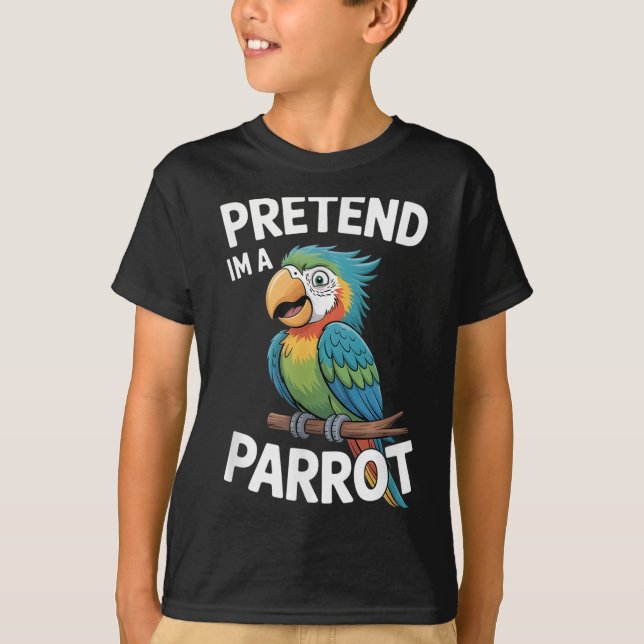 Parrot Costume  T Shirt (Framsida)