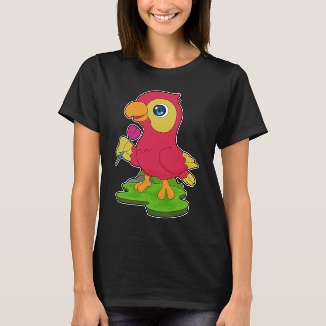 Parrot Darts Dart T Shirt (Framsida)