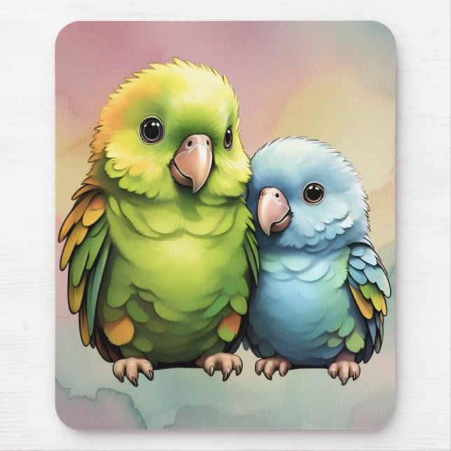 Parrot_design.no.1- av Maaya Prints Musmatta (Framsidan)