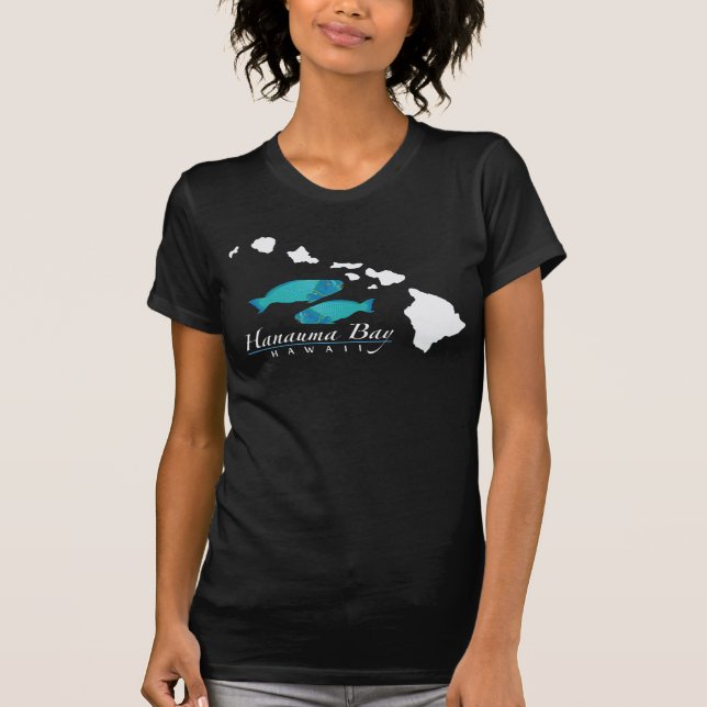 Parrot Fish - Hanauma Bay Hawaii T Shirt (Framsida)