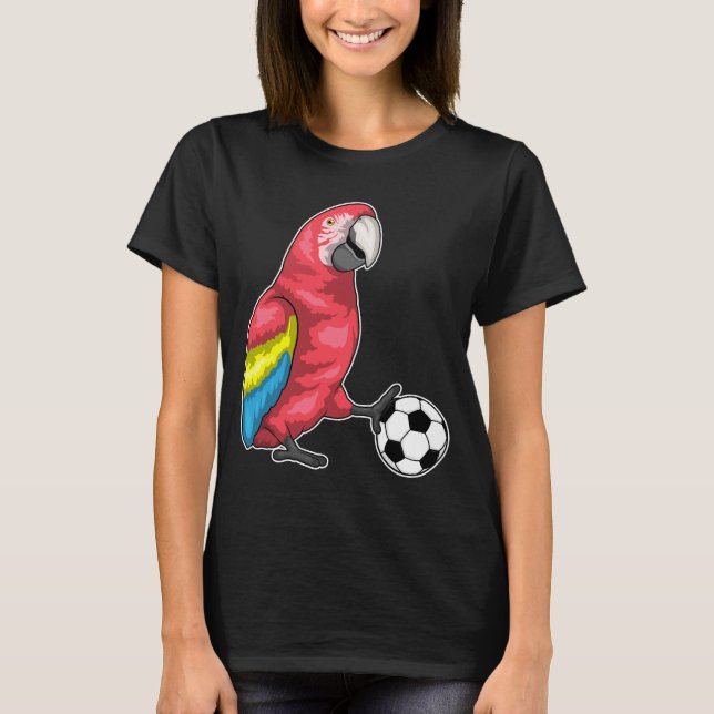 Parrot Fotbollsspelare T Shirt (Framsida)
