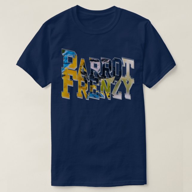 Parrot Frenzy T Shirt (Design framsida)