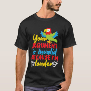 Parrot Gift för flickor och pojkar Kids T-Shirt