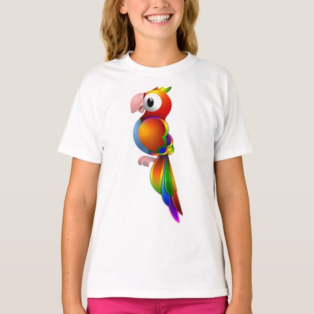 Parrot Girls T-Shirt (Framsida)