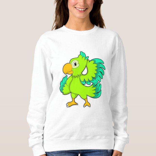 Parrot grönt t shirt (Framsida)