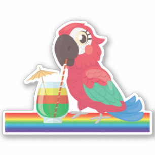 Parrot Head Jimmy Buffett Klistermärken