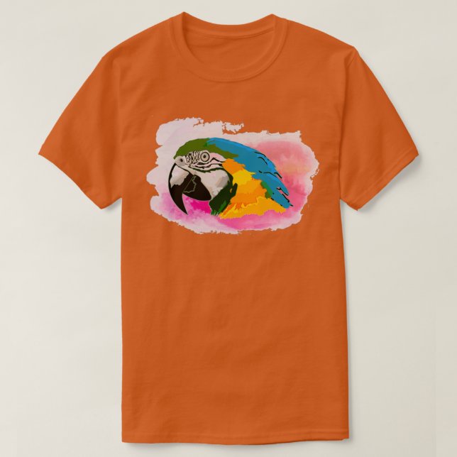 Parrot Head T Shirt (Design framsida)