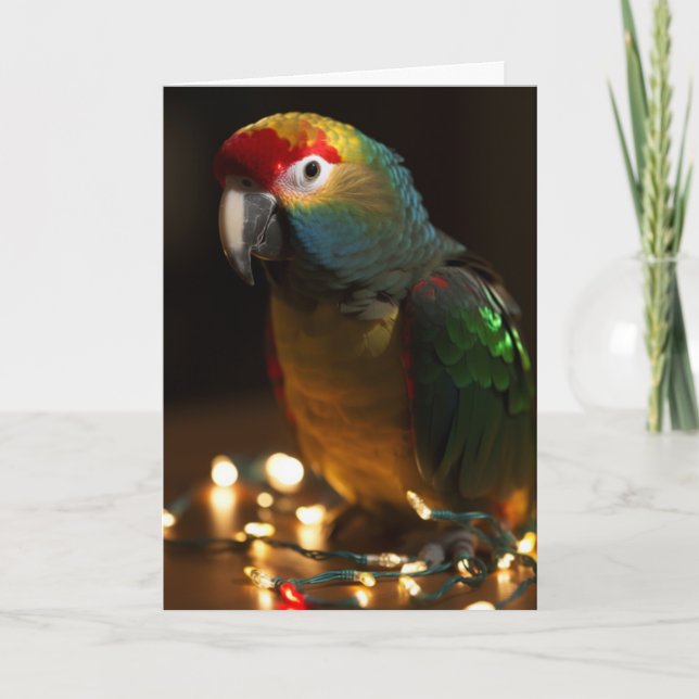 Parrot-Helgdagskort Kort (Framsida)