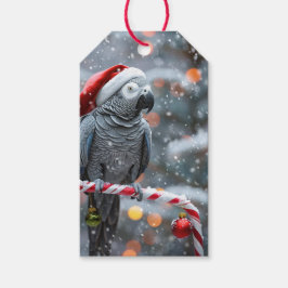 Parrot Holiday Gift Tags — Winter Wonder Presentetikett