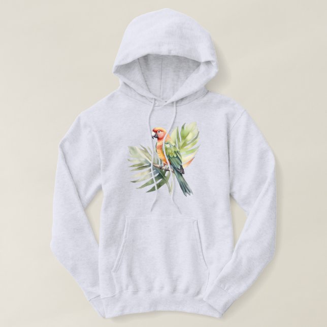 Parrot Hooded Sweatshirt (Design framsida)