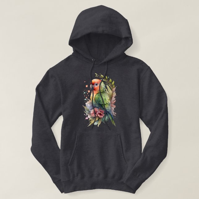 Parrot Hooded Sweatshirt (Design framsida)