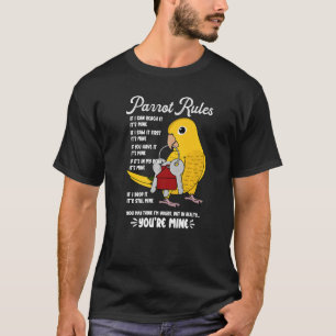 Parrot House Regler Det är min i Golden Conure Pre T Shirt