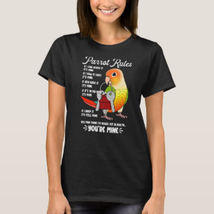 Parrot House Regler Det är min I Grönt Cheek Pinea T Shirt