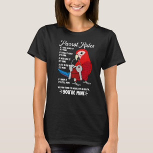 Parrot House Regler Det är min I Grönt som vingade T Shirt