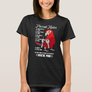 Parrot House Regler Det är min I Scarlet Macaw Pre T Shirt