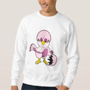 Parrot i ägg med Eggshell.PNG Lång Ärmad Tröja