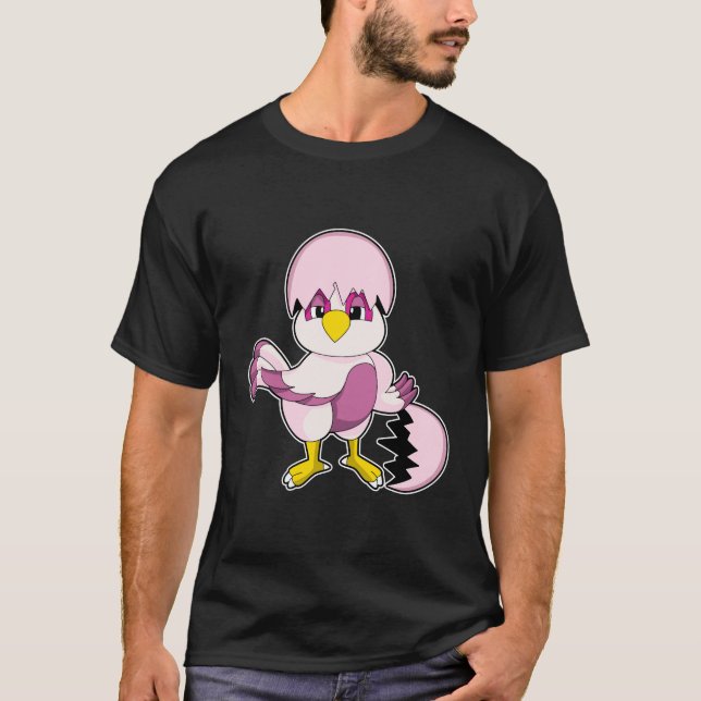 Parrot i ägg med Eggshell.PNG T Shirt (Framsida)