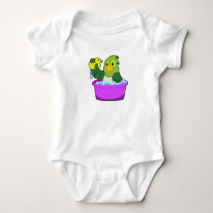 Parrot i Bathtub med Anka T Shirt