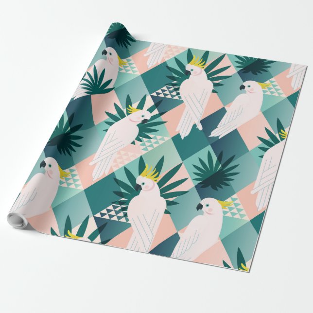 Parrot i Handflatan 1 Presentpapper (Utrullad)