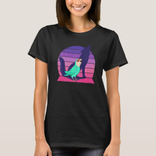 Parrot I Howling Varg I Screaming Peach face Blue T Shirt