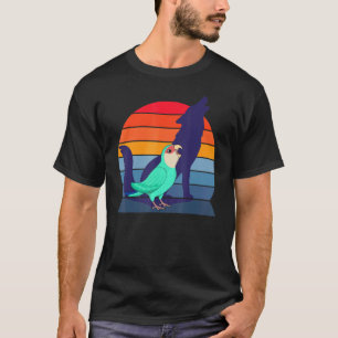 Parrot I Howling Varg I Screaming Peach face Blue T Shirt