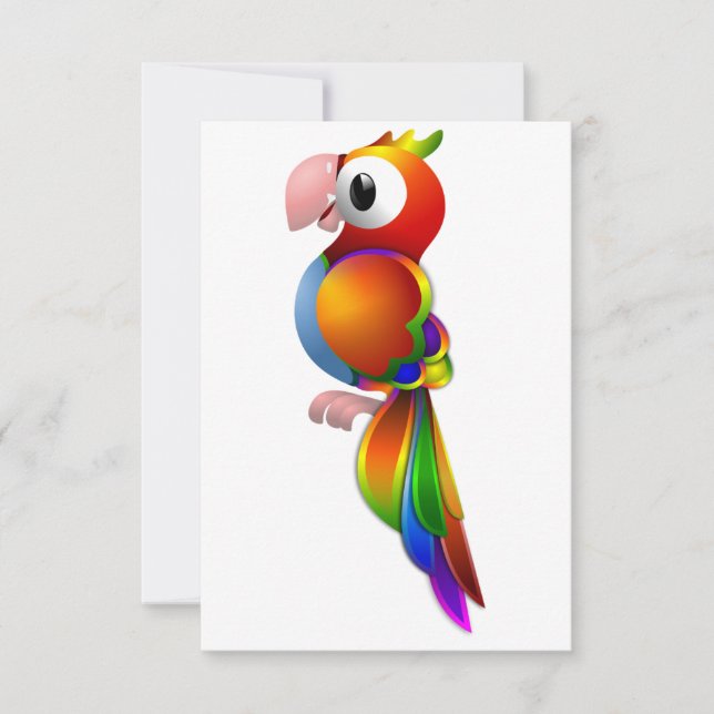 Parrot-inbjudningar (Framsida)