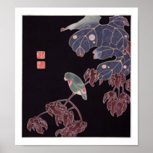 Parrot, Jakuchū Poster