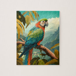 Parrot Jigszawa Puzzle Pussel