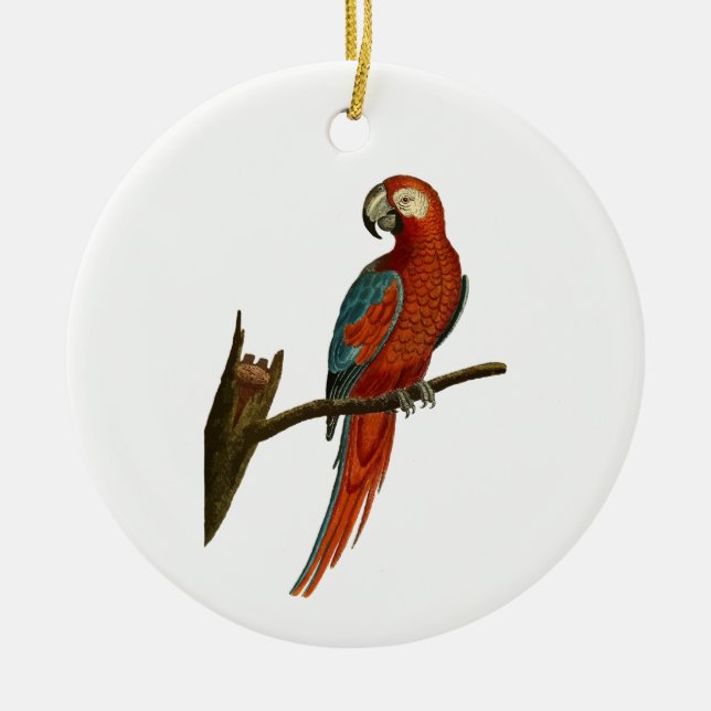 Parrot Julgransprydnad Keramik (Framsidan)