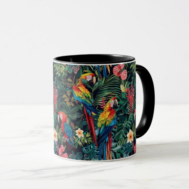 Parrot Jungle Mugg (Framsida höger)