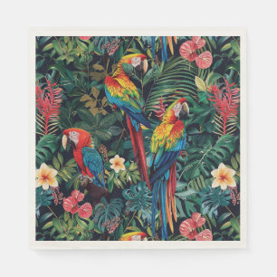 Parrot Jungle Papper Napkins Pappersservett