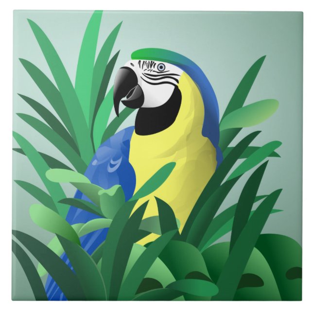 Parrot Kakelplatta (Framsidan)