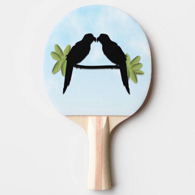 Parrot Kärlek Pingisracket (Framsidan)