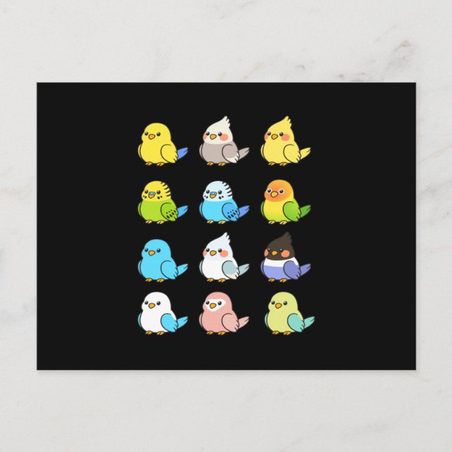 Parrot Kids Bird Pet Vykort (Framsida)