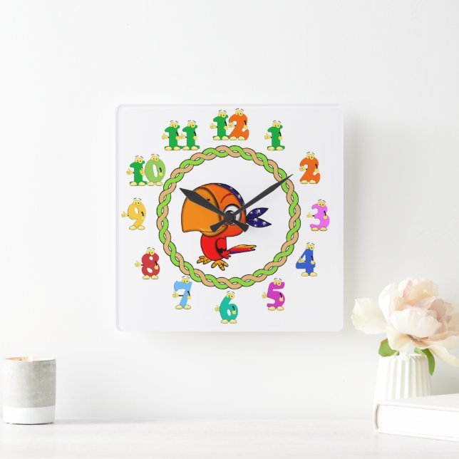 Parrot klocka (Hem)